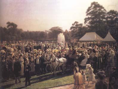 The Queen's Garden Party at Buckingham Palace (mk25), Laurits Tuxen